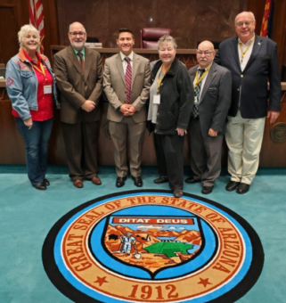 Board directors meet with state lawmakers recently at the 2020 Grand Canyon State Electric Cooperative Association legislative conference